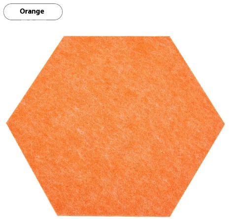 Sanctuary Hexagon Acoustic Felt Panels (12-Pack)