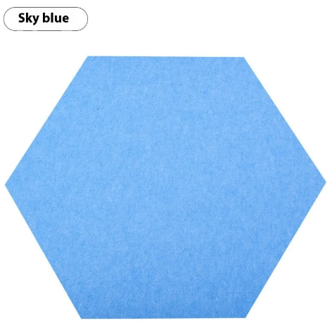 Sanctuary Hexagon Acoustic Felt Panels (12-Pack)