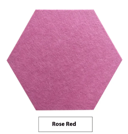 Sanctuary Hexagon Acoustic Felt Panels (12-Pack)