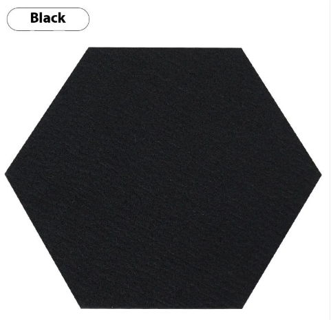 Sanctuary Hexagon Acoustic Felt Panels (12-Pack)