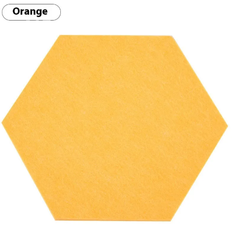 Sanctuary Hexagon Acoustic Felt Panels (12-Pack)