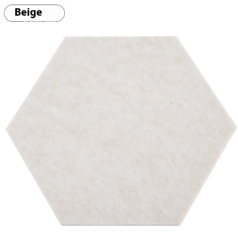 Sanctuary Hexagon Acoustic Felt Panels (12-Pack)