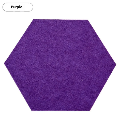 Sanctuary Hexagon Acoustic Felt Panels (12-Pack)