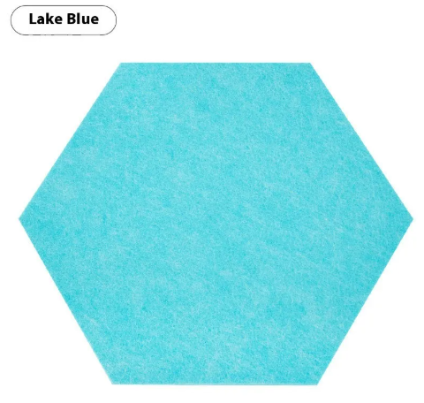 Sanctuary Hexagon Acoustic Felt Panels (12-Pack)